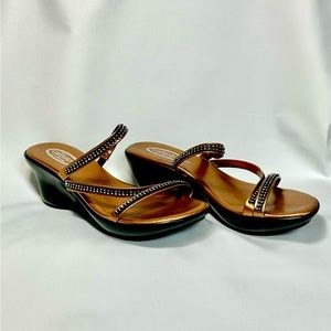 Callisto of California wedge dress sandal